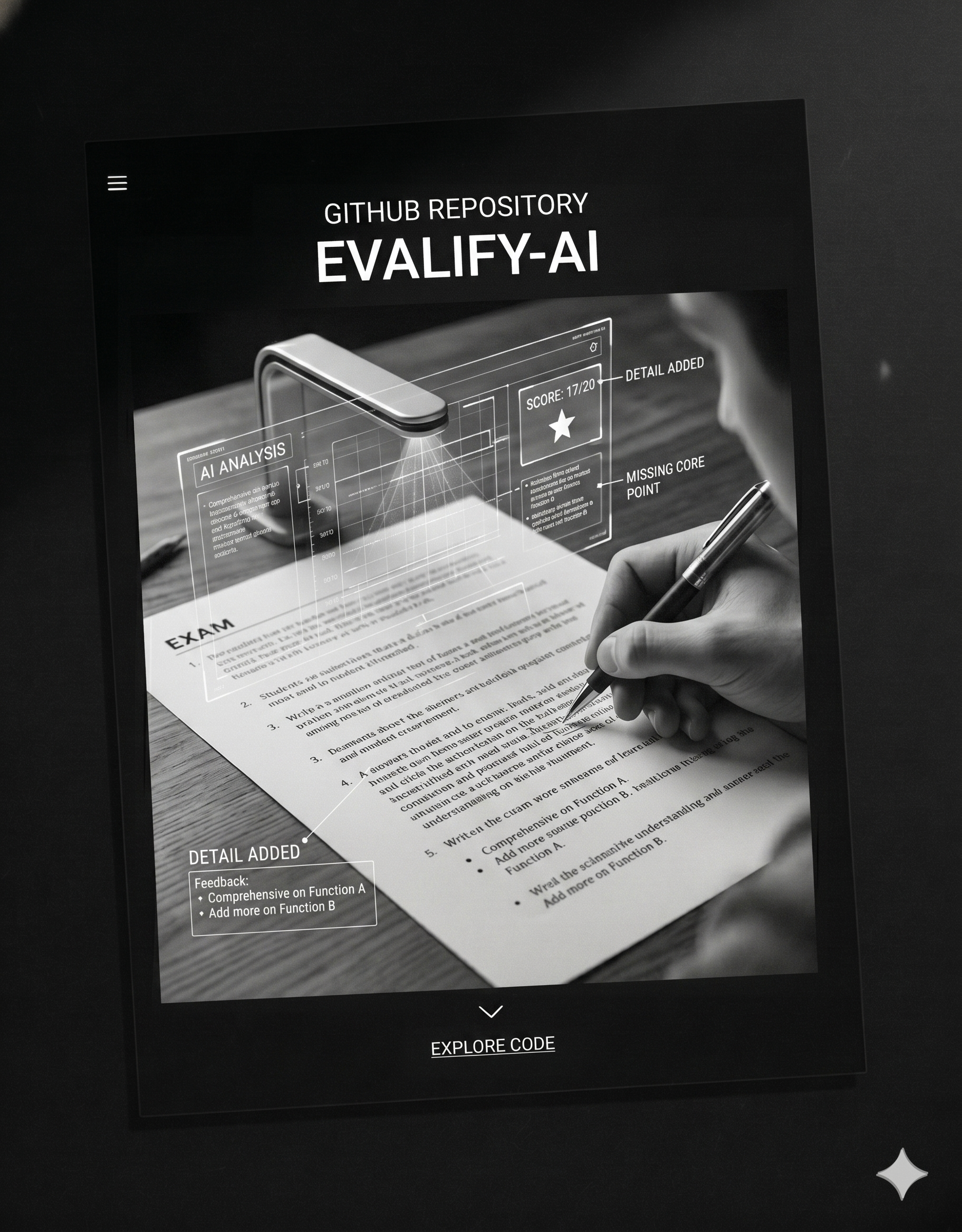 Evalify AI — an AI-powered evaluation system